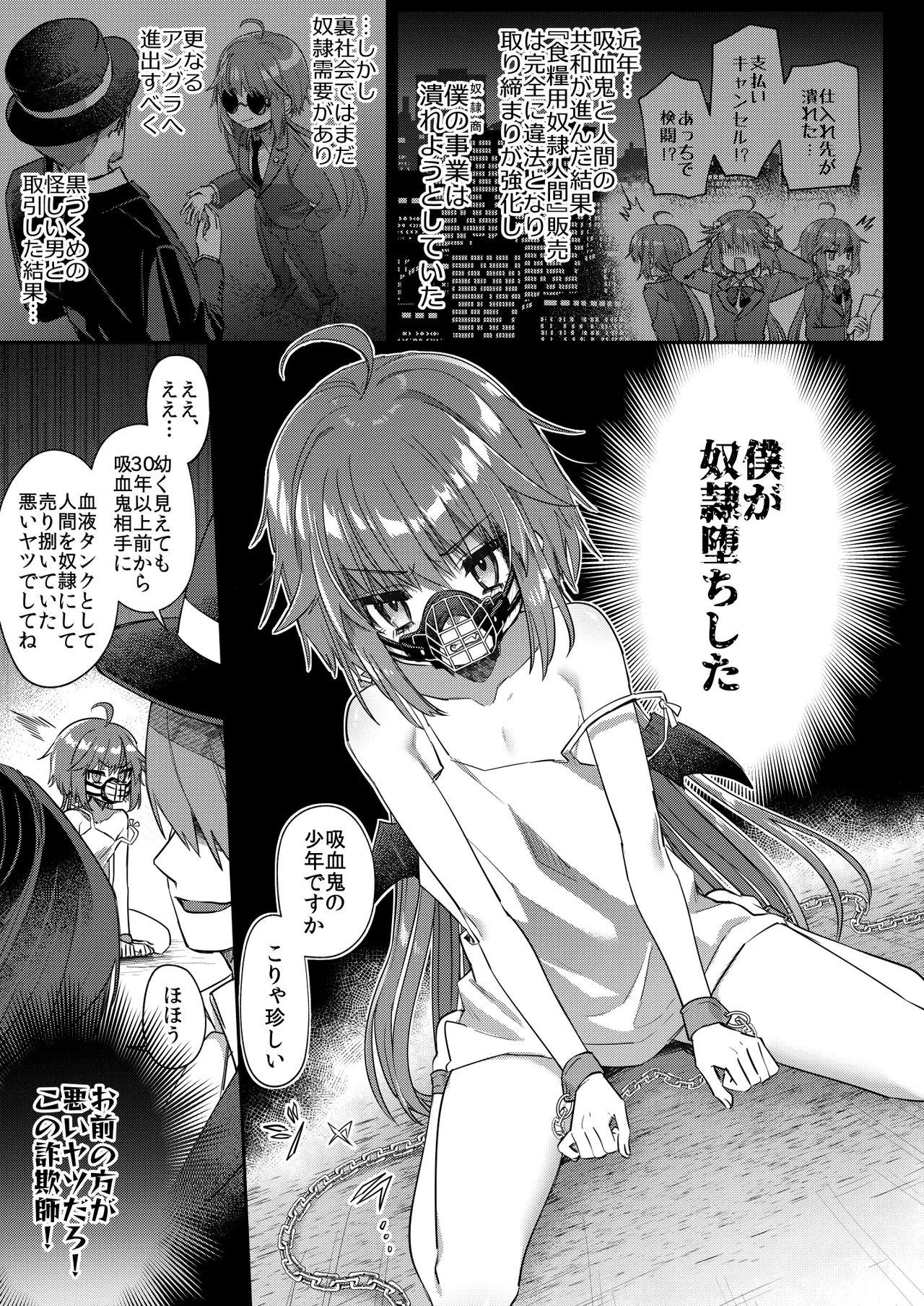 愛玩ペットになった元奴隷商吸血鬼 Page.3