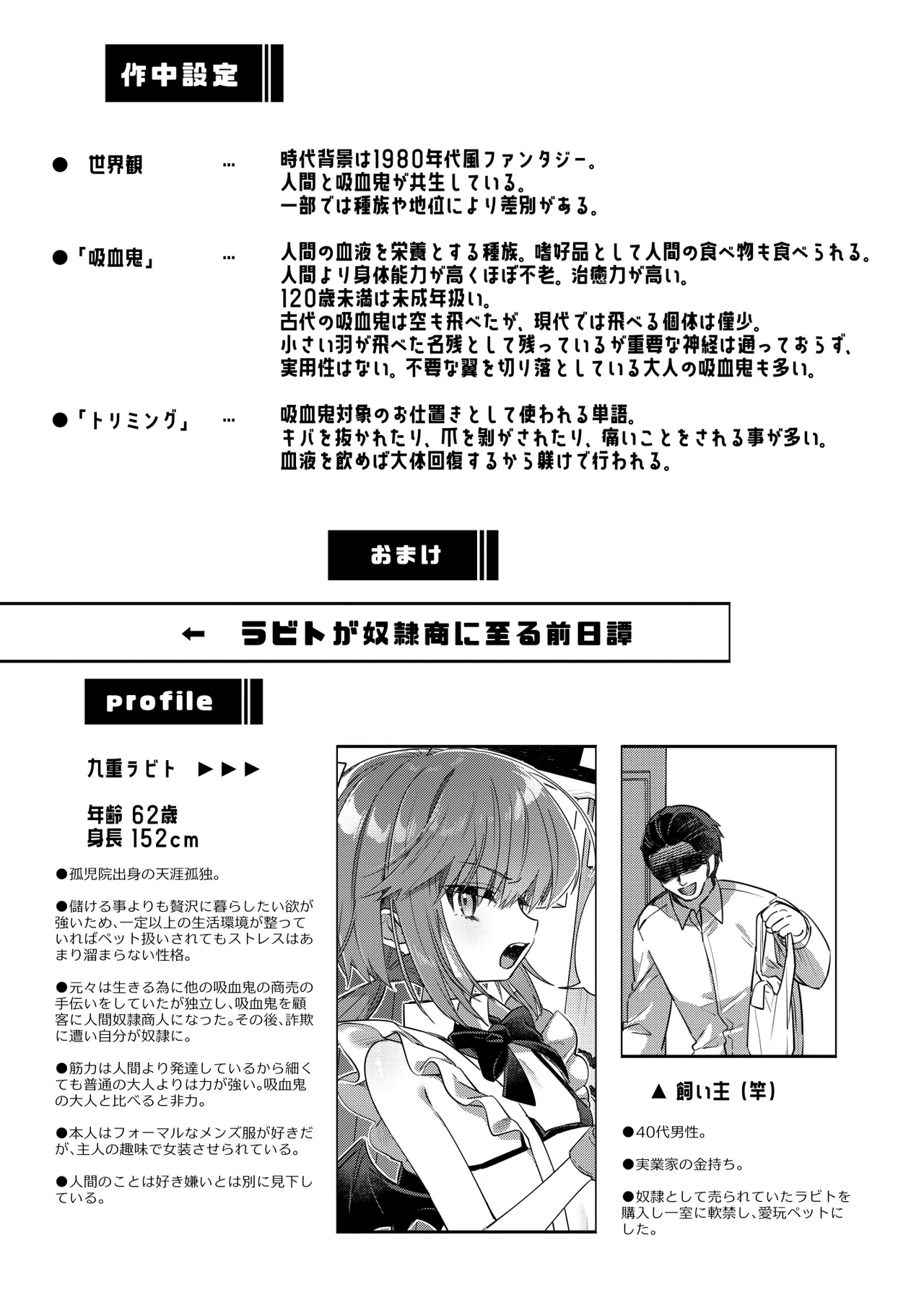 愛玩ペットになった元奴隷商吸血鬼 Page.35