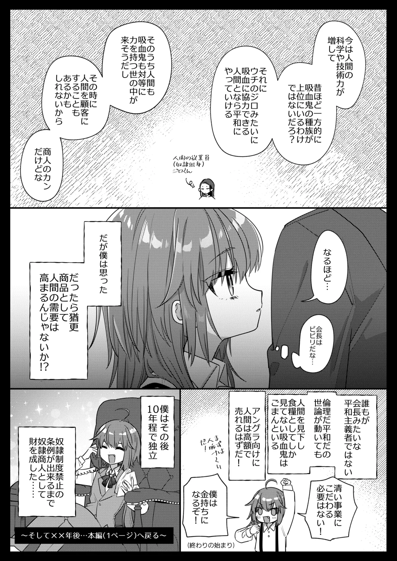 愛玩ペットになった元奴隷商吸血鬼 Page.37