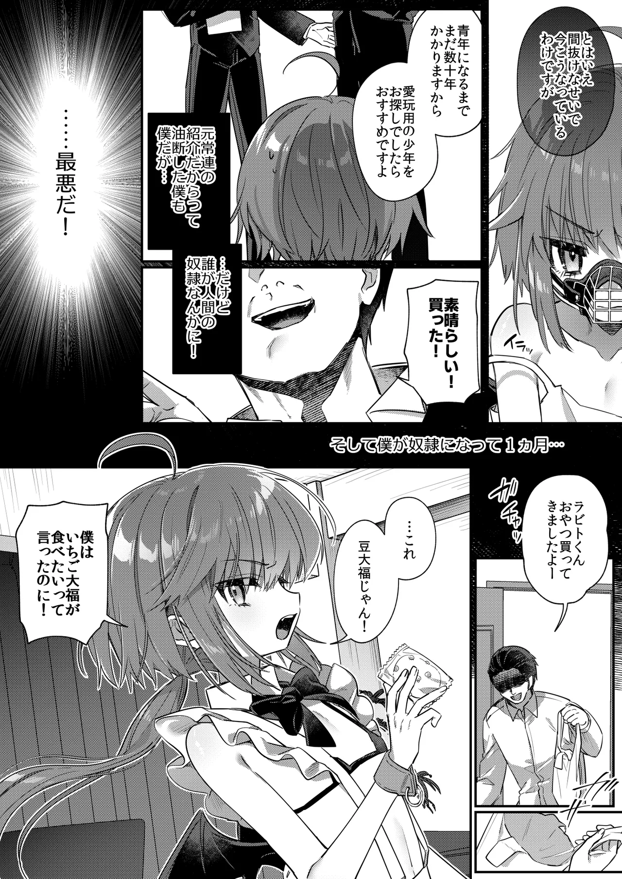 愛玩ペットになった元奴隷商吸血鬼 Page.4