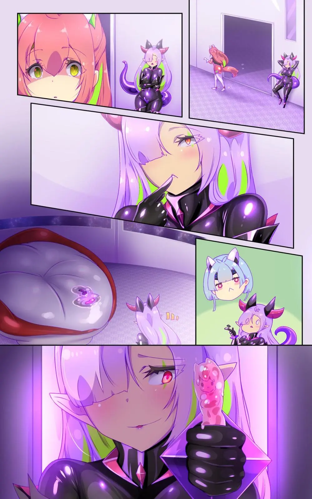 Nyotaika x Akuochi! Seiyoku sentou Android! Nyotaikatensei shita kimi ga Akuochi to fukushuu o tanoshimu Manga Page.51