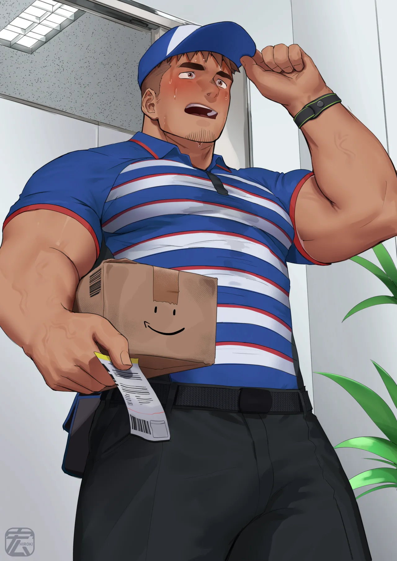 メス堕ちガチムチ宅配男子 Page.20