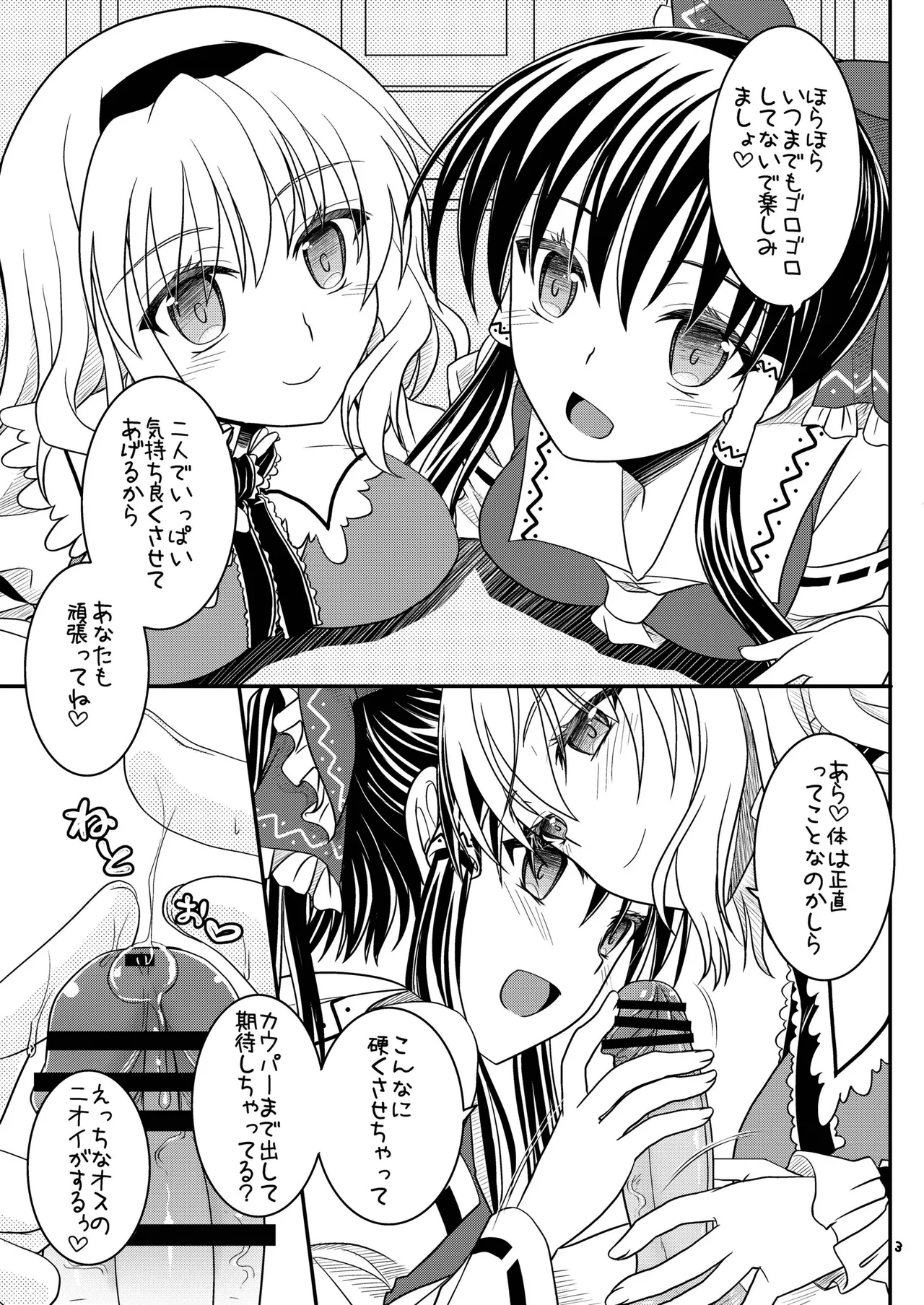霊夢とアリスと... Page.3