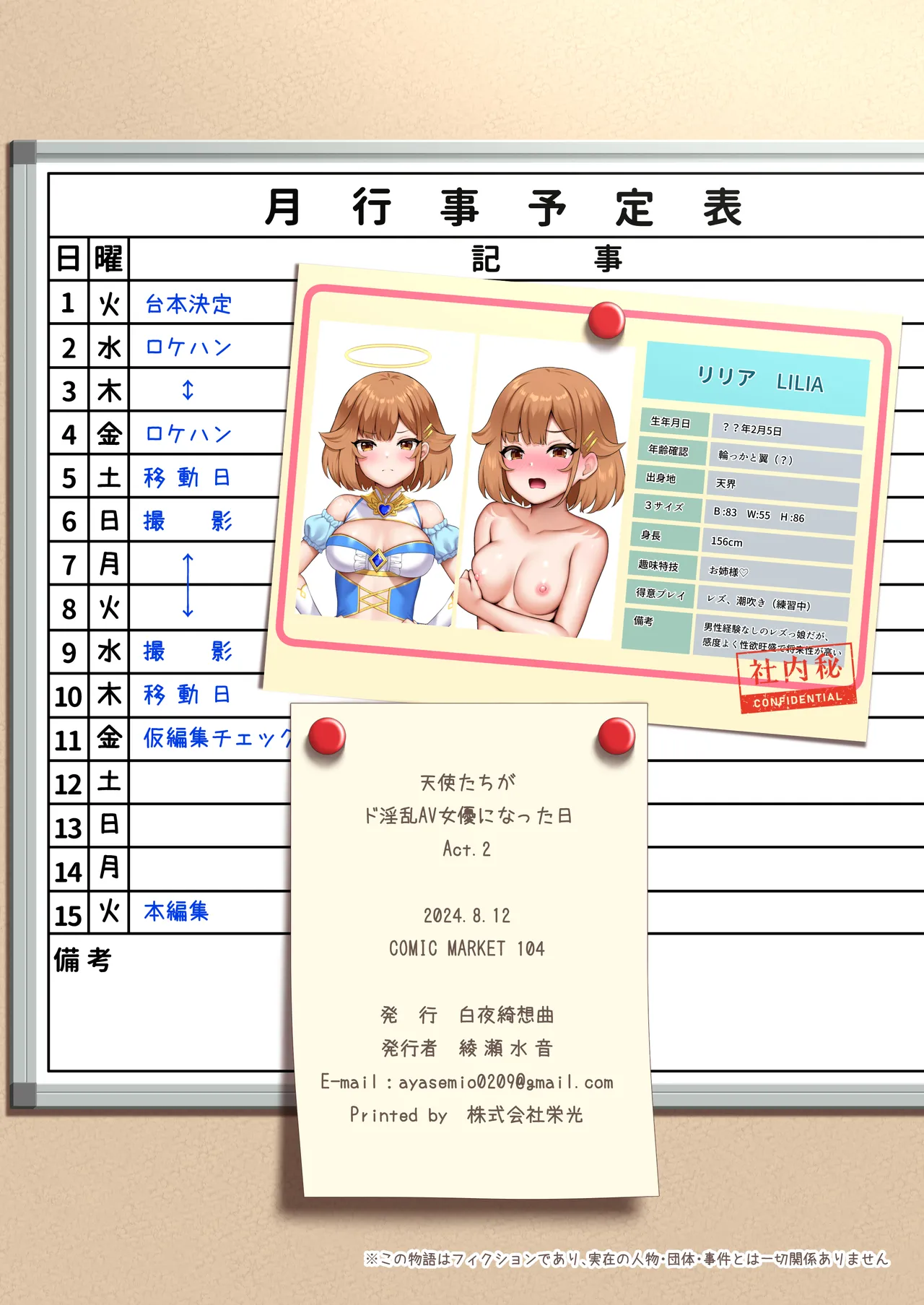 天使たちがド淫乱AV女優になった日 Act.2 Page.35