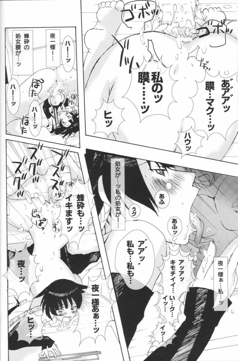 (C70) [Pleco (チキコ) 蜂慰・猫慰～百年満月～ (ブリーチ) Page.13