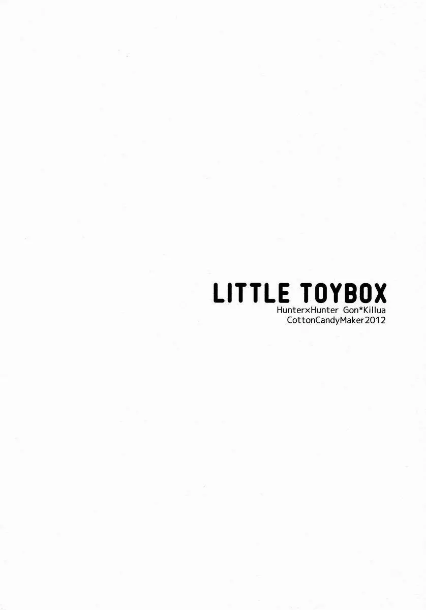 (C83) わたがしメーカー (とみこ)] LITTLE TOYBOX (ハンター×ハンター) Page.26
