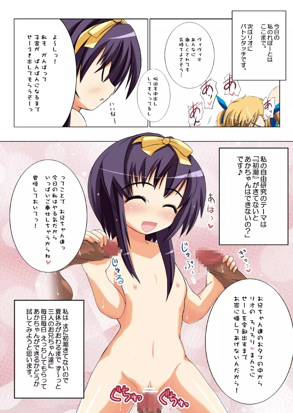 ヴィヴィオのちょっとHでVividな夏休み Page.10