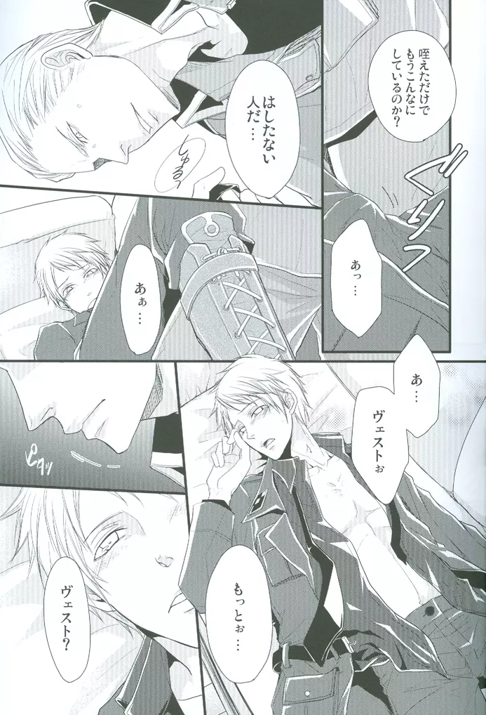 (C76) [FIZZCODE (佐藤ニシキ) N-G ~弟が自重してくれない ~ (Axis Powers ヘタリア) Page.13