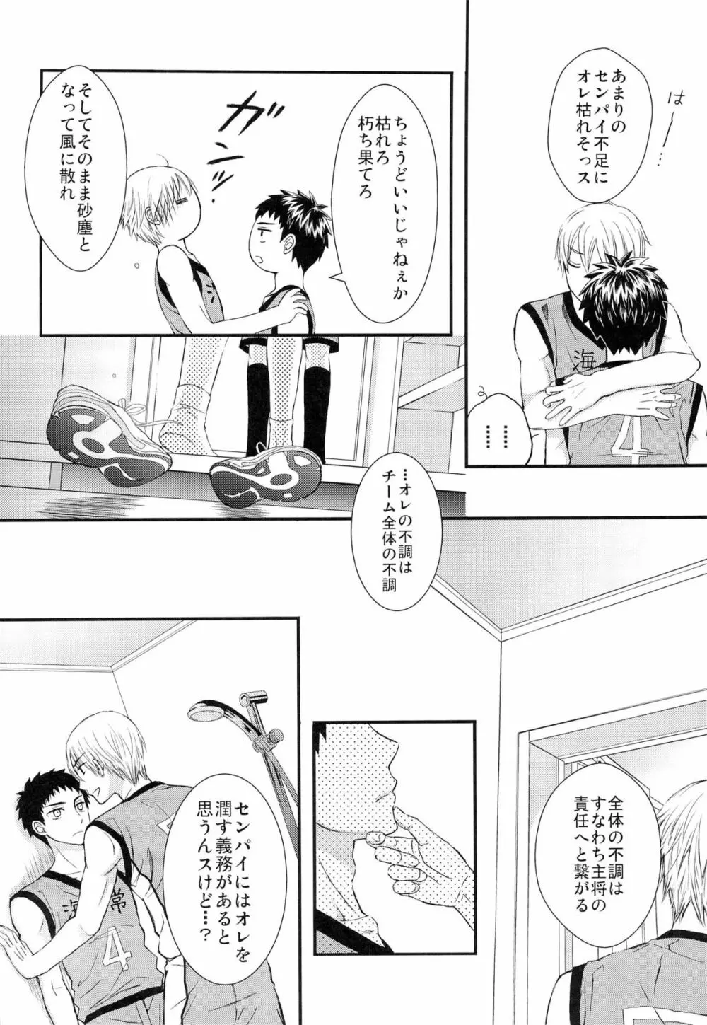 主将とエースとシャワー室 Page.9