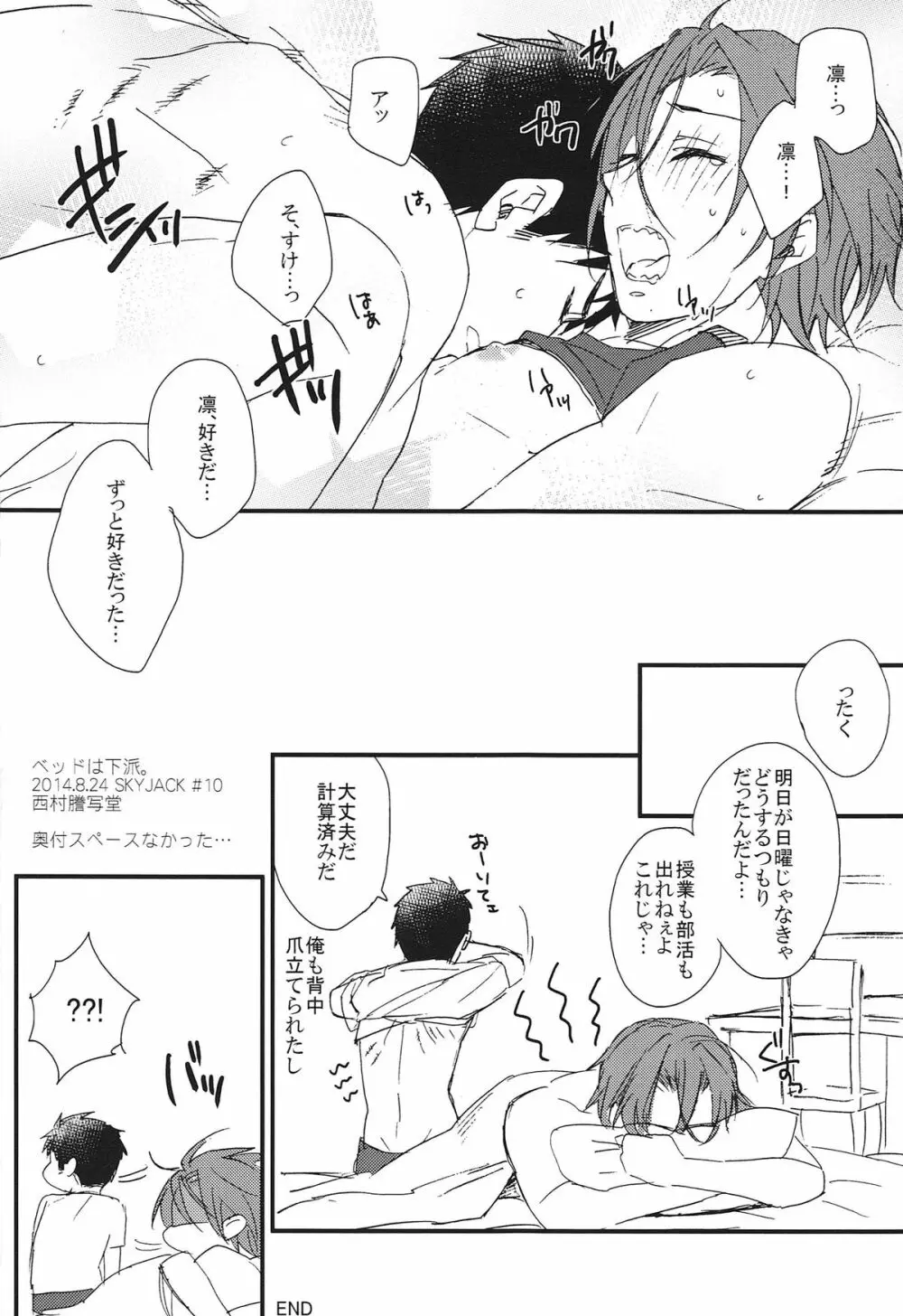 ベッドは下派。 Page.17