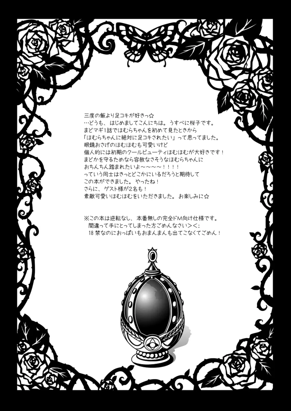 ほむほむに豚を見るような目で見下されて踏まれて足コキされる本 Page.4